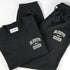 "Collegiate" Crewneck + Sweatpants Combo - Black